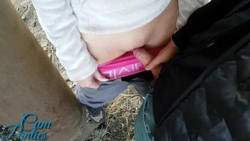 Real Public Cum Panties Near Trains