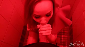 Slut Sensual Blowjob Stranger S Big Cock And Swallow Cum In Nightclub Toilet
