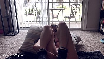 4K Sneaky Buttplug Fingering And Squirting In Front Of Balcony Windows Mia Nyx Almost Caught DP