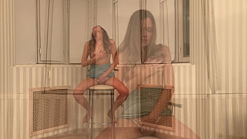 A Sexy Girl Dances Beautifully And Fucks With A Guy On A Chair Then She Masturbates And Cums