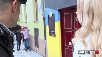 Slender Blonde Victoria Pure First Time Fucking In Public