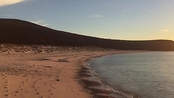 Hot Fuck At The Public Beach With Huge Cum Swallow