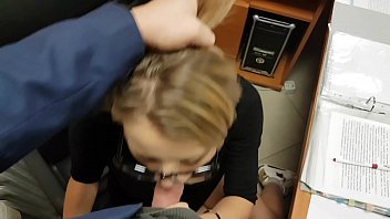 Cute Office Secretary Sucks Off Her Boss And Swallows His Sperm Before Going Home To Her Husband