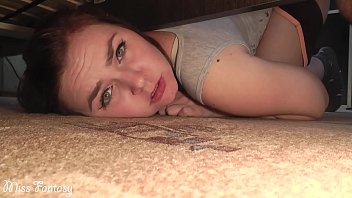 Stuck Under The Bed And Was Fucked In A Wet Pussy